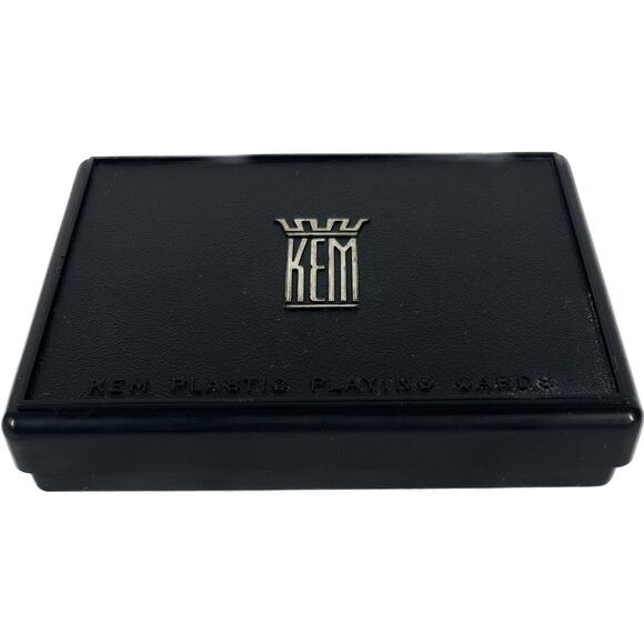 Vintage Kem Plastic Playing Cards ARABESQUE 2 Decks Washable USA Instructions - Picture 4 of 4